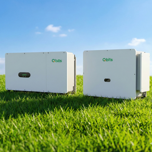 Commercial solar installation with Qbits inverter